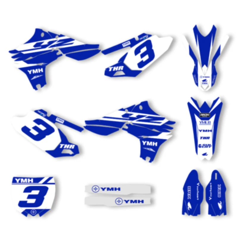 

SPACE Custom Motorcycle Graphics Background Decal for YAMAHA YZF450 2010 2011 2012 2013 Stickers Kits 006