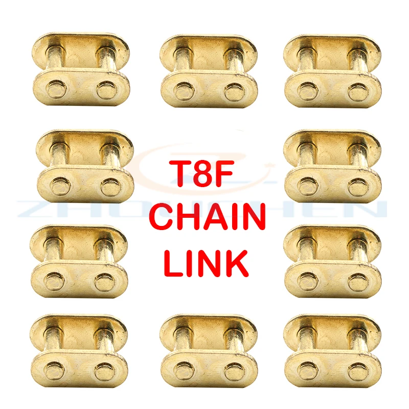 10PCS T8F Chain Master Link Pocket Dirt Pit ATV Quad Go Kart E Gas Scooter Motorcycle