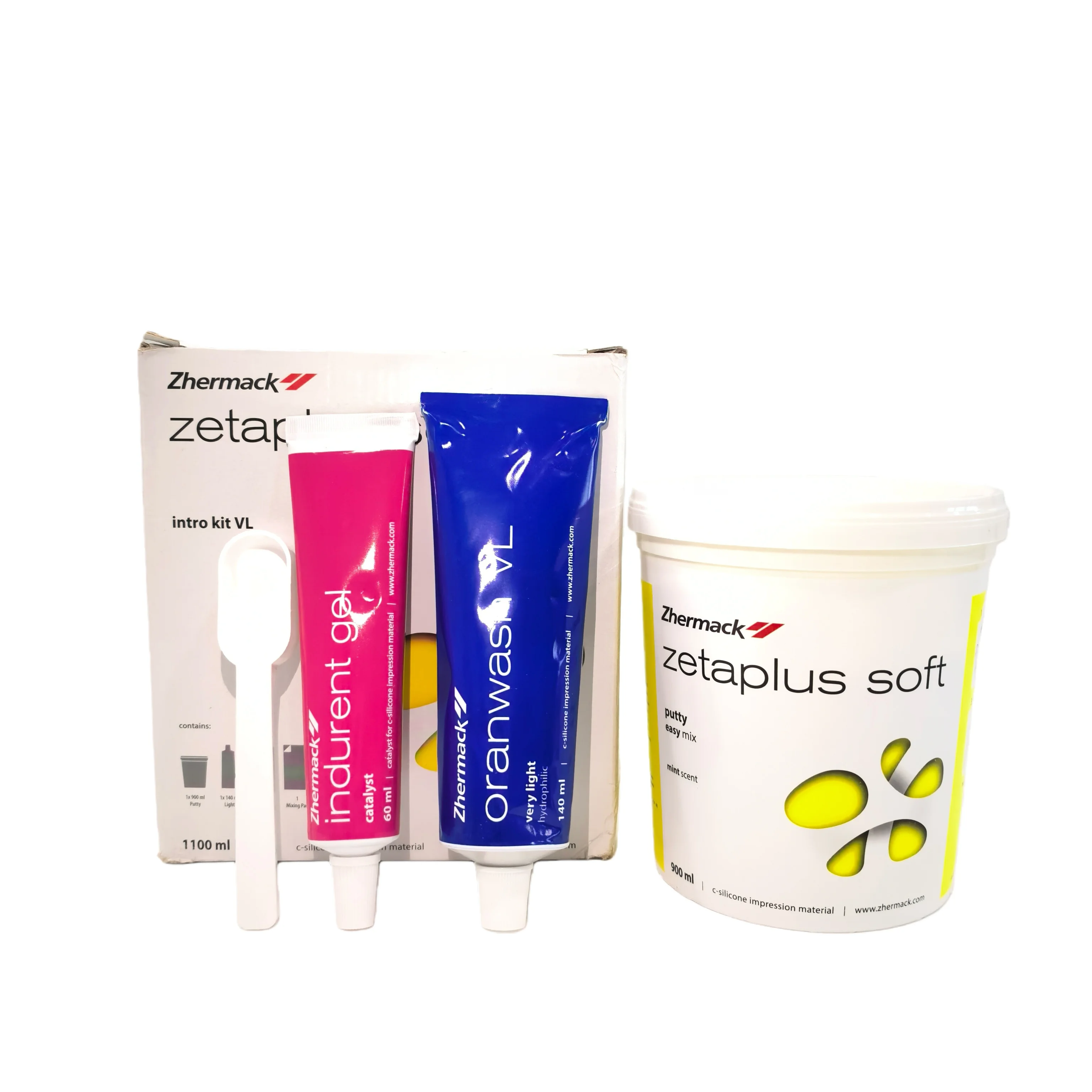 Zhermack Dental Materials Hand Adjusted Silicone Rubber Hardness Strong Tear Resistance Condensed Silicone Rubber Impression