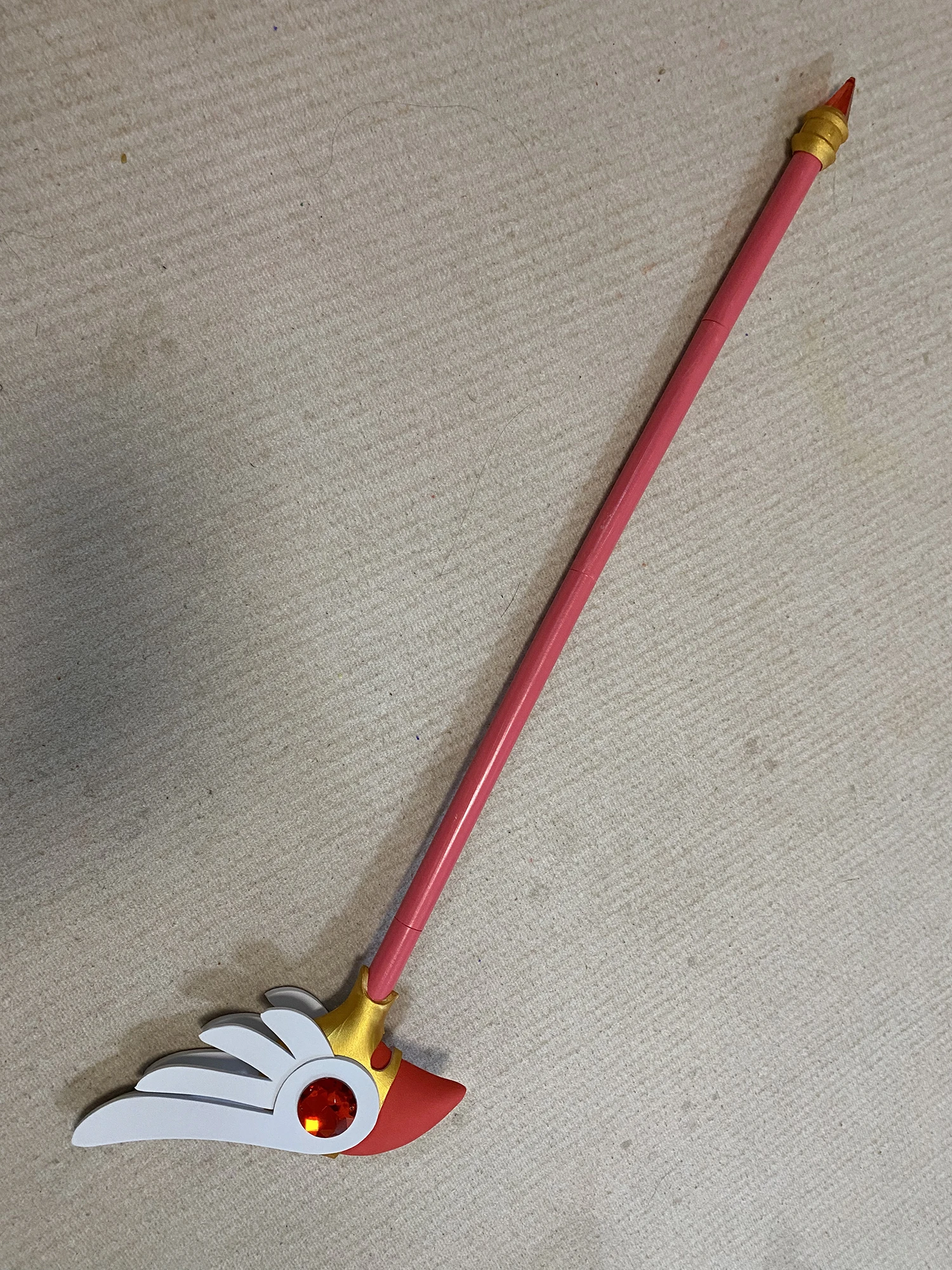 Brdwn Cardcaptor Sakura Sakura Kinomoto Birds head  Stars Cosplay Magic Wand Staff