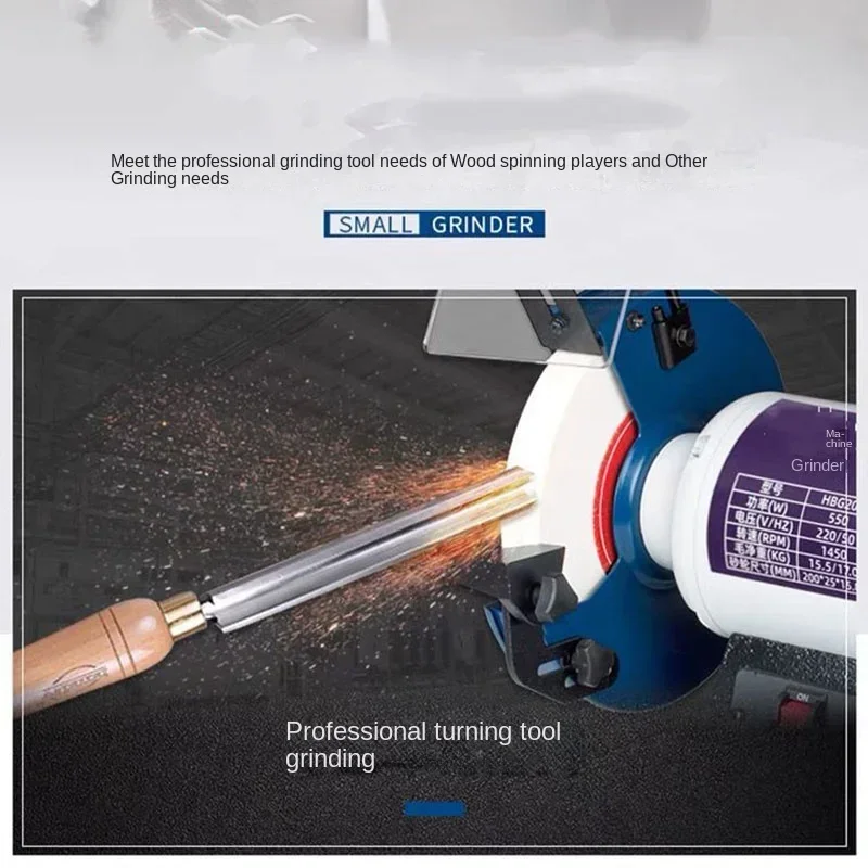 550W Low-Speed Desktop Woodworking Multi-Function Grinder 1450rpm Vertical Knife Sharpener Tool for Woodworking