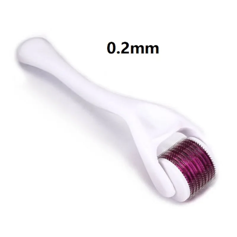 540 Nadeln für Gesichtskörper, Haarwachstum, Dermaroller für Hautbart, 0,2 mm, 0,25 mm, 0,3 mm Nadel, Mikro-Gesichtsrollenwerkzeug