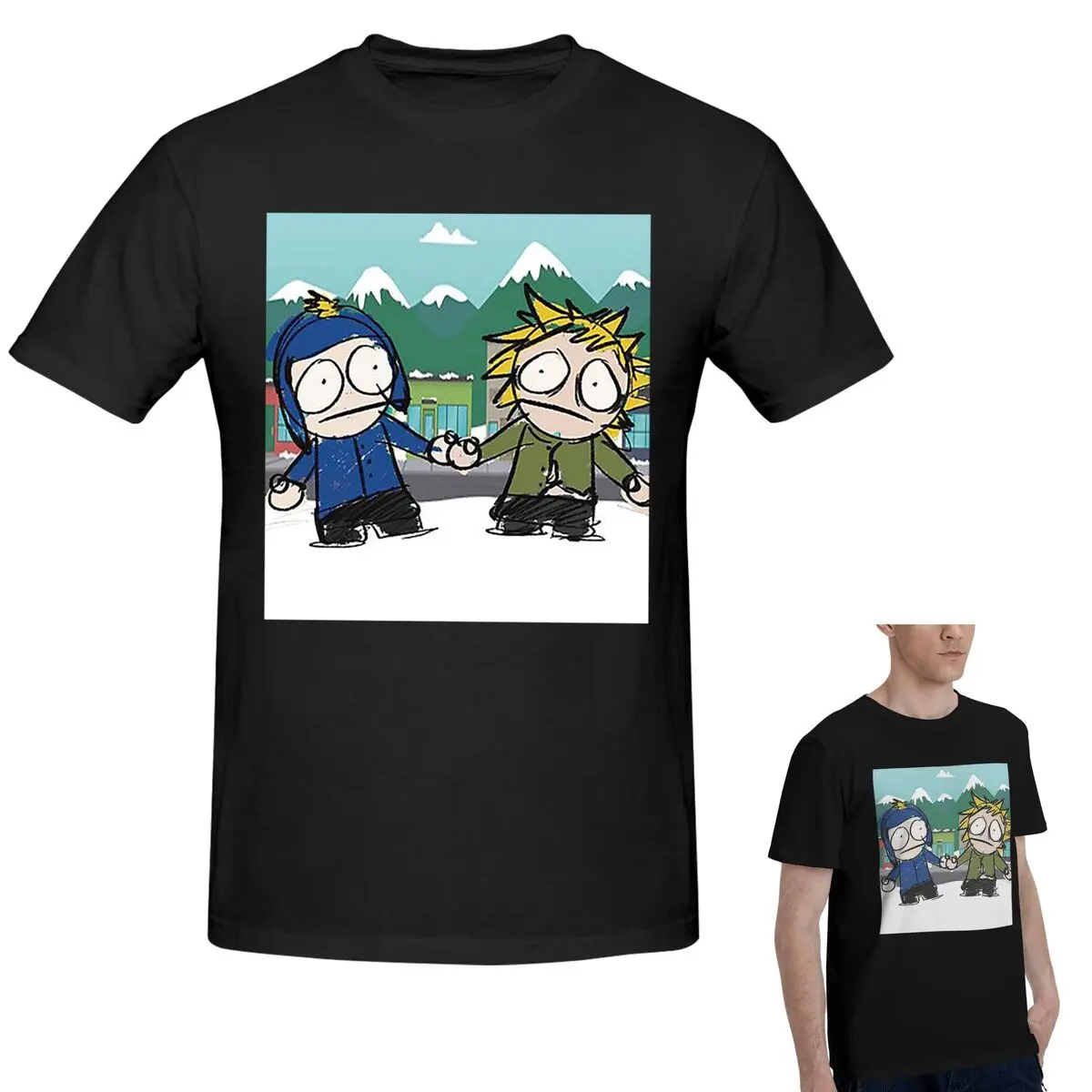 

100% Cotton Craig X Tweek T-Shirt Men's Funny Oversized T Shirt Men Round Neck Summer Shirts Tops S-6XL