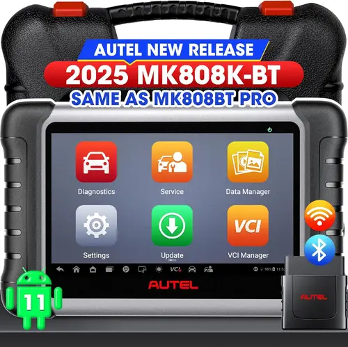 Autel MaxiCOM MK808K-BT Bluetooth OBD2 スキャナーフル双方向診断ツール MK808BT Pro 自動車スキャナーと同じ