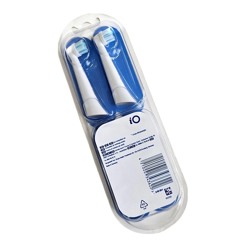 

4 Count, White Replacement Brush Heads for Oral B iO Series Electric Toothbrush