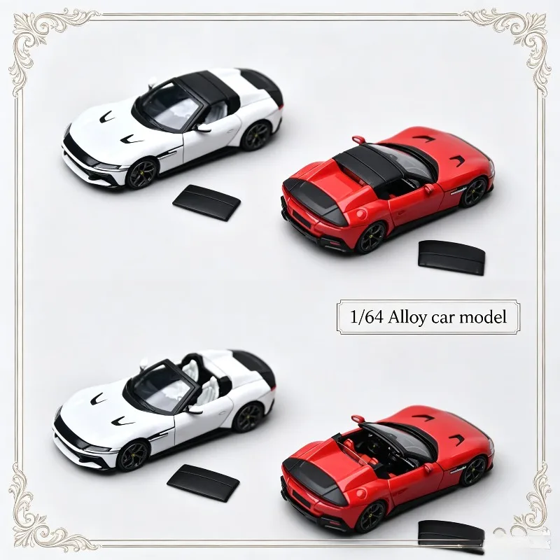 Phantom Knight PK 1:64 12C Spider Convertible Edition Alloy Car Model Collection Adult Decoration Item