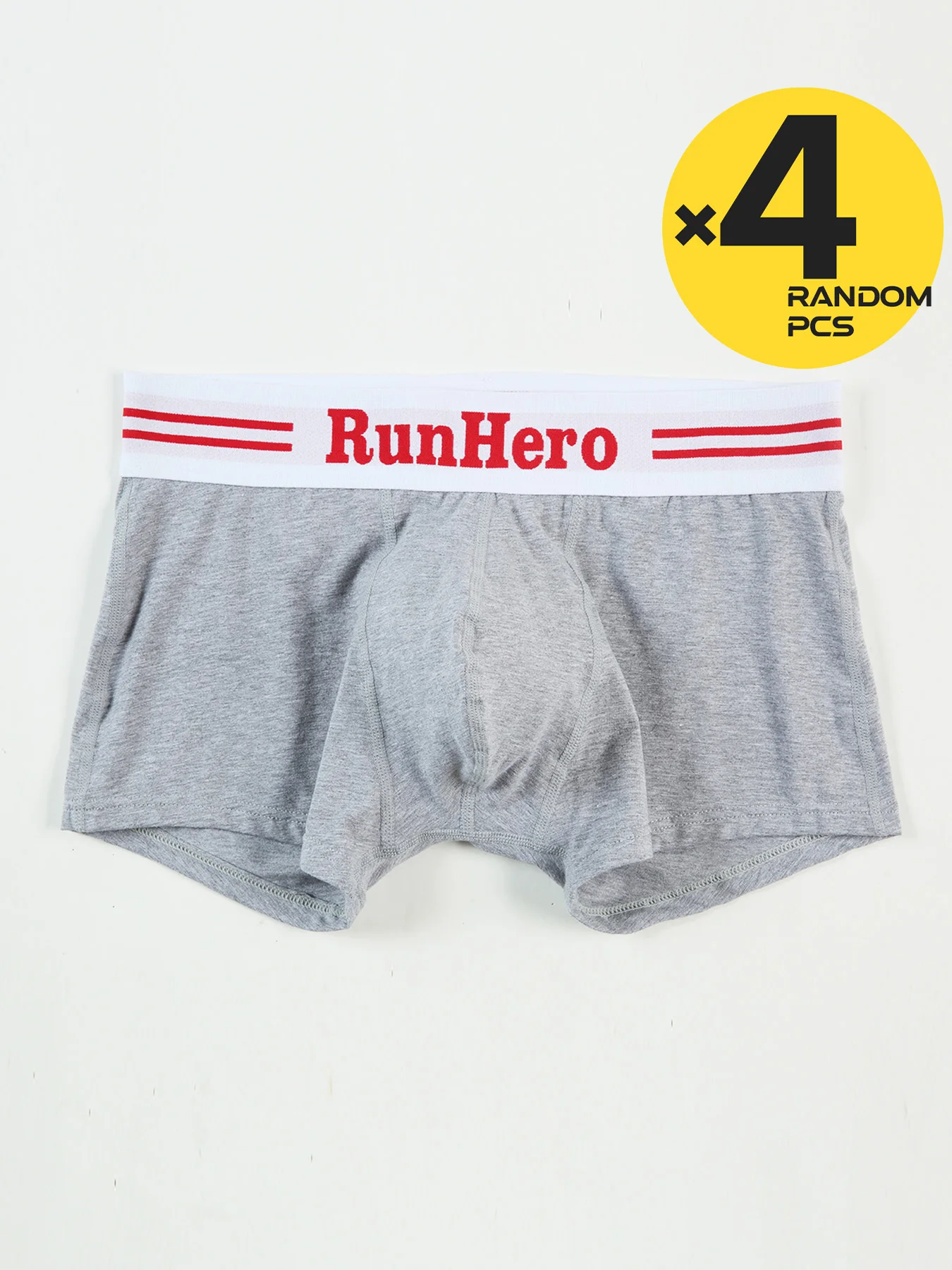 

3/4pcs men's underwear, comfortable, soft breathable athleisure boxer underwear, trendy simple hot-selling men's boxer underwear