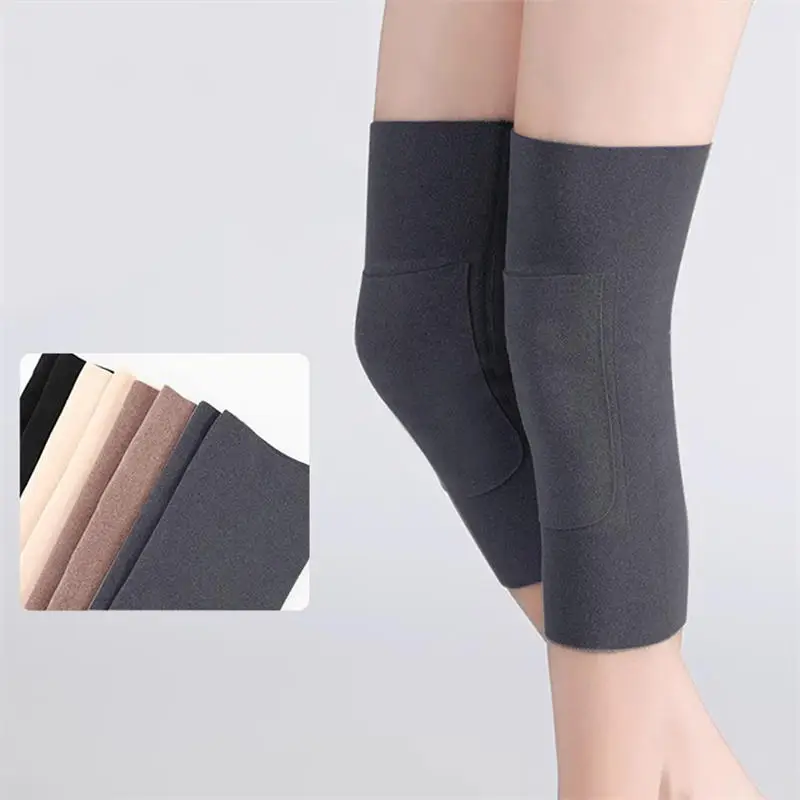 1 Pair Winter Warm Knee Pads For Women Men Old People Cold Leg Arthritis Knee Pad Knee Support Running Knee Protector NEW