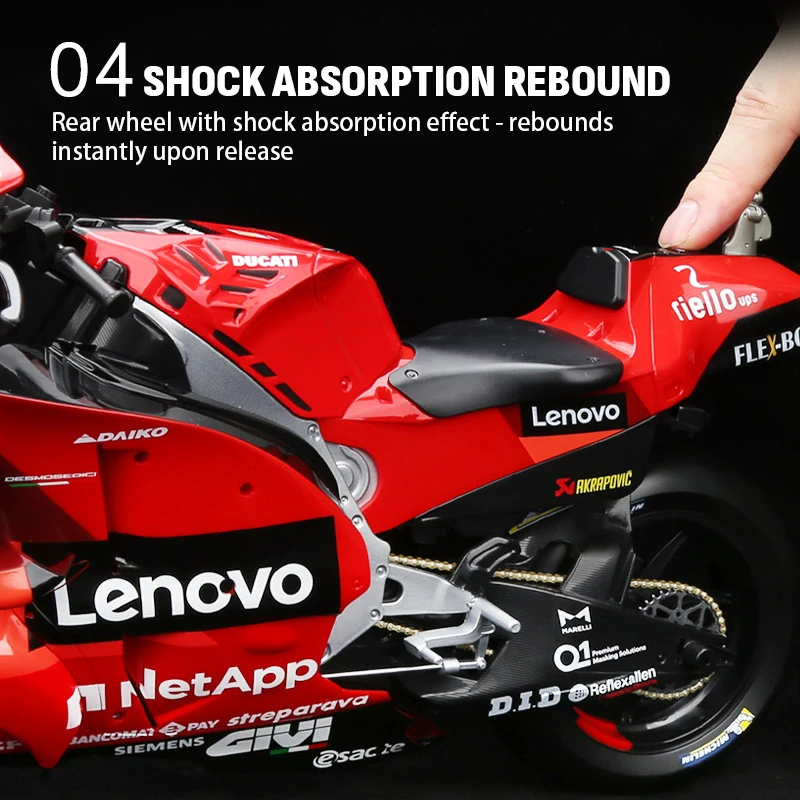 مايستو 1:6 فريق سباق دوكاتي رقم. 63 ، 2022 2018 KTM 450SXFF 84 Moto GP صب سبيكة دراجة نارية نموذج جمع لعبة هدية #5