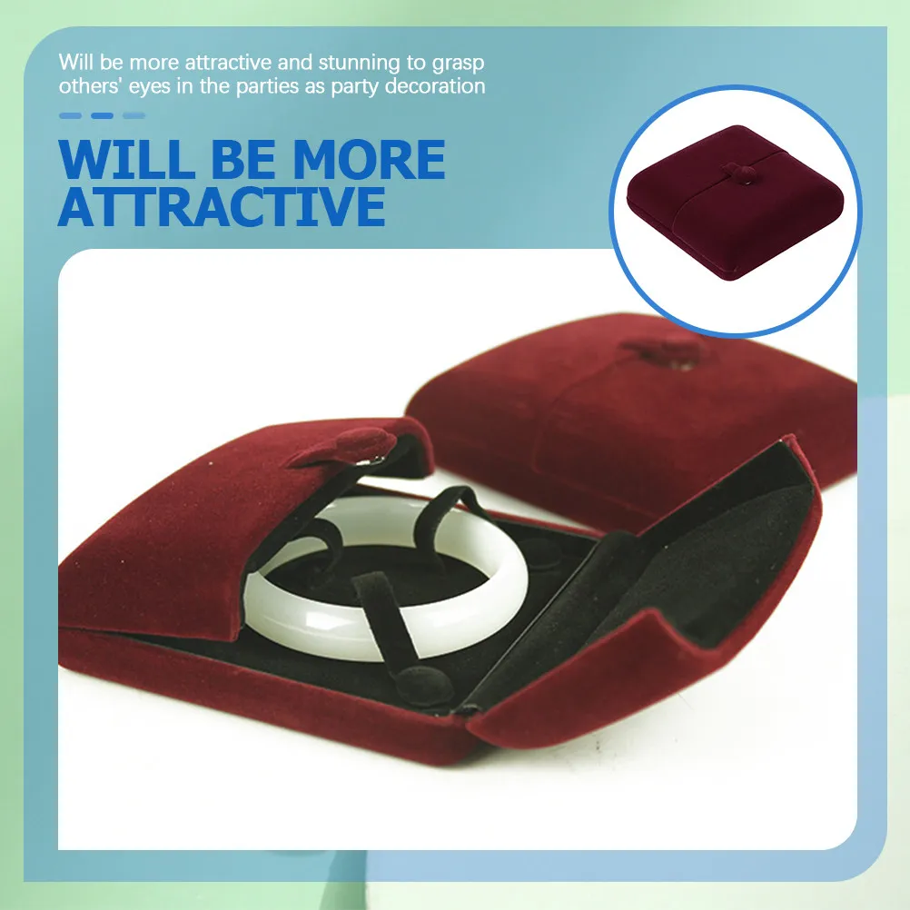 

Jewelry Box Elegant Double Open Design for Bracelet Storage Travel Organizer Gift Case Display Jewelry Holder Bracelet Box