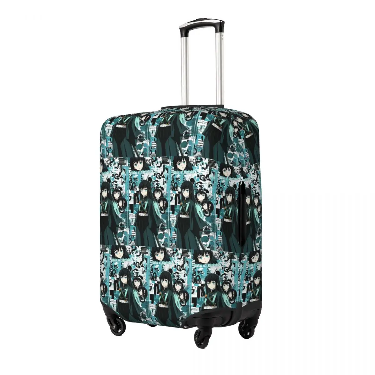 

Muichiro Tokitou Suitcase Cover Protection Elastic Travel Luggage Protector Covers for 18-32 Inch