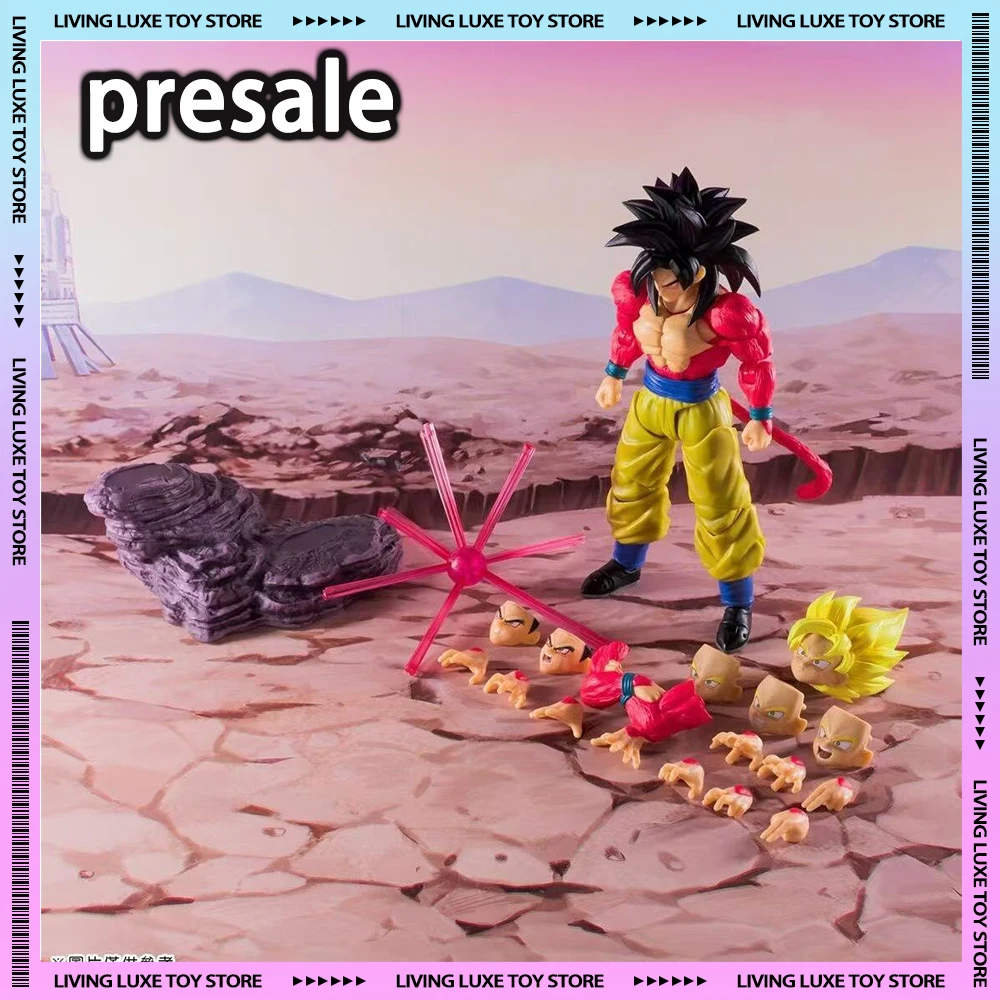 

Dragon Ball Аниме Фигурка Demoniacal Fit Son Goku Vegetto Фигурки SHF SSJ4 Super Saiyan 4 Untamed Power Аниме Модель Игрушки