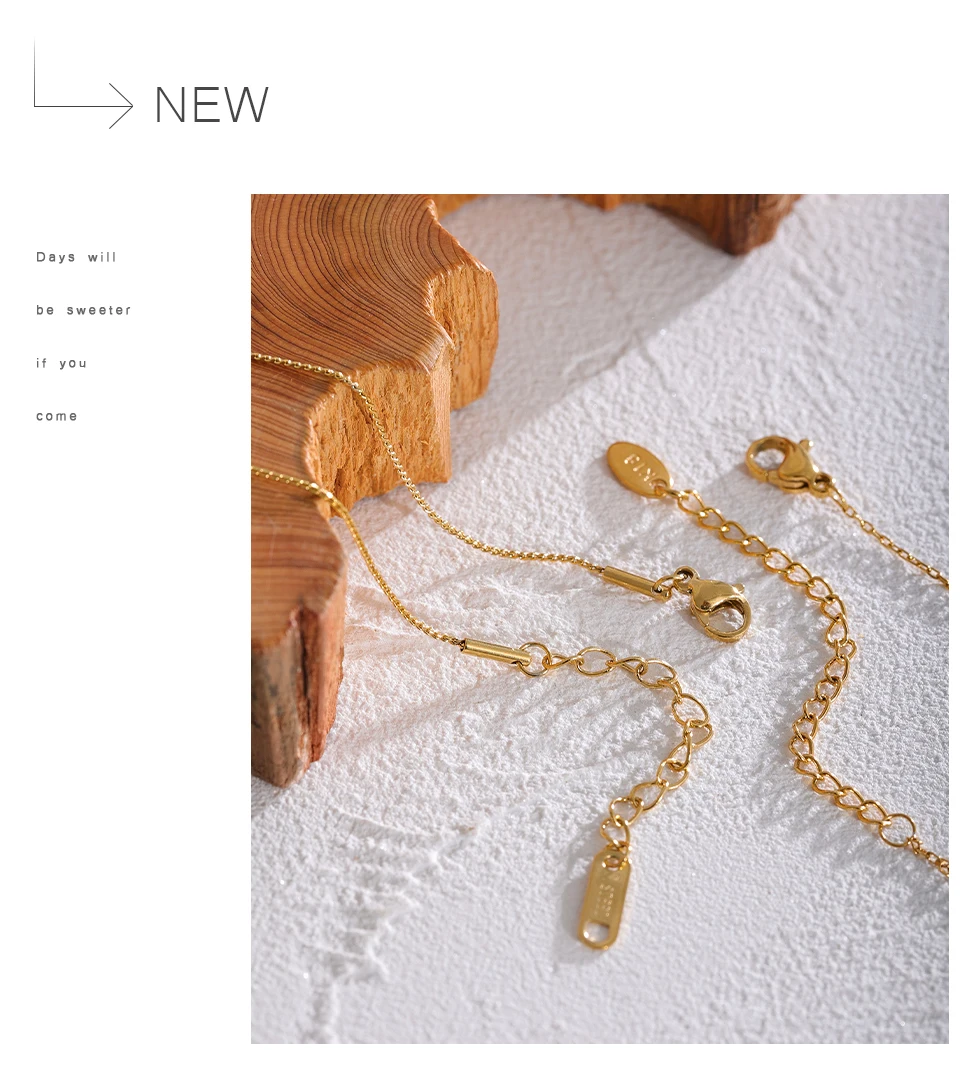 Yhpup Edelstahl Olivgrüner Zirkonia Chic Anhänger Halskette für Frauen Minimalistischer Charme Koreanischer Modekragen Schmuck – Detail 13