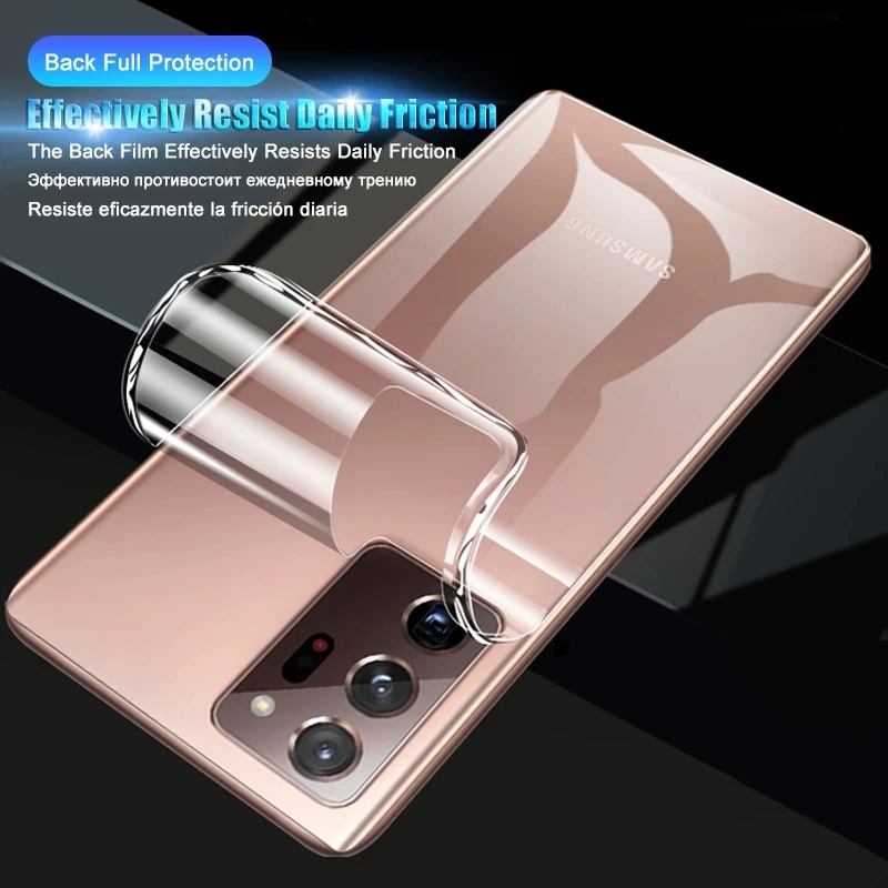 2Pcs HD Hydrogel Film For Samsung Galaxy S23 S22 S21 S20 Ultra Plus FE Screen Protector Note 20 10 Ultra S10 Lite A51 A52 A71 5G