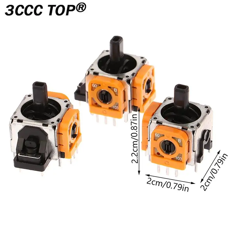 1PCS 3D Analog Stick Sensor Module For PS4 050 055 030 040 Controller Hall Effect Joystick For PS5 Xbox One No Drift