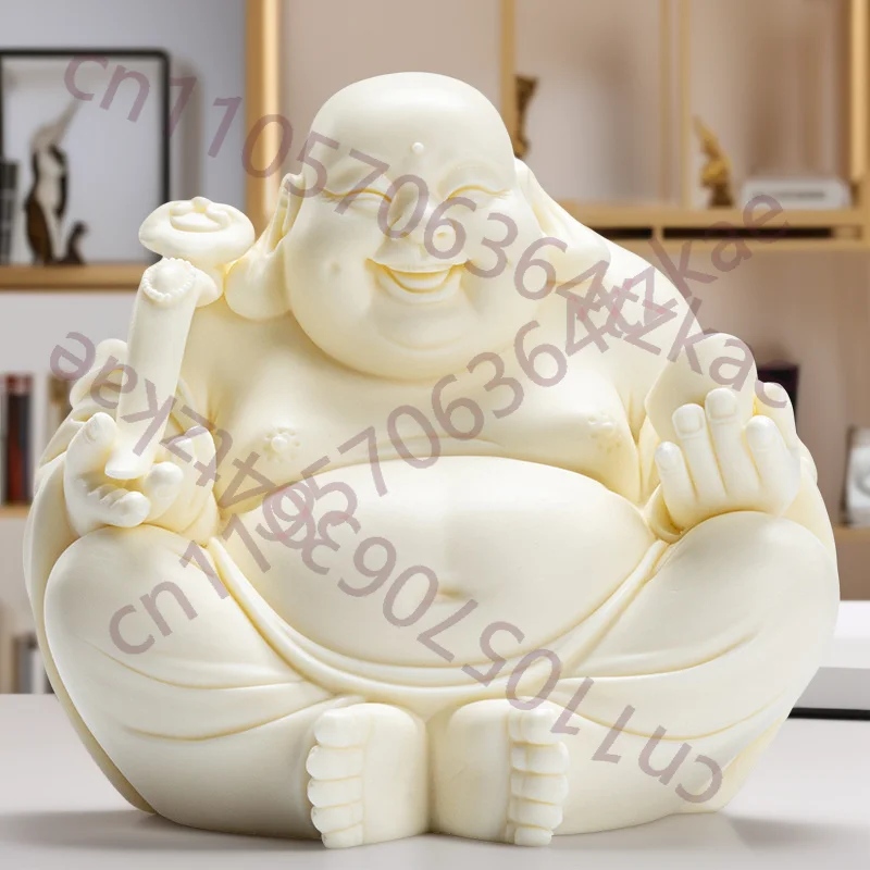 

Керамические скульптуры Будды Майтрейи, Смеющийся Будда, роскошные украшения для дома, гостиной, офиса, декор для привлечения богатства и удачи, фэн-шуй
