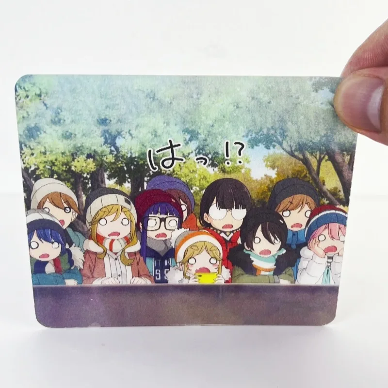 بطاقة عدسية ديناميكية متحولية لطيفة على شكل حيوان الحيوان من Laid-Back، مادة معرض الرسوم المتحركة، هدية عيد الميلاد وعيد الميلاد