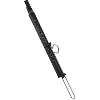Black Yo Flute Whistle Toy Musical Instrument Blowing Aluminum Alloy Slide Slider Kids Flute Stage Performance Interest