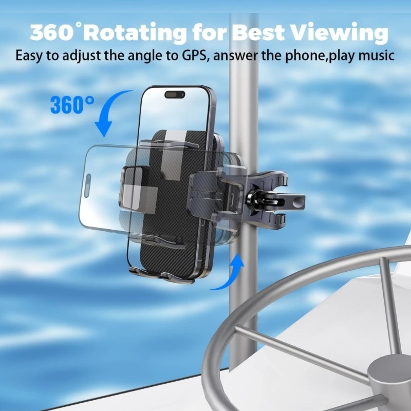 

Multifunction Smartphone Brackets Offering Multiple Angle Viewing & Strong Construction Suitable for Rafting Dinghy Sailcraft