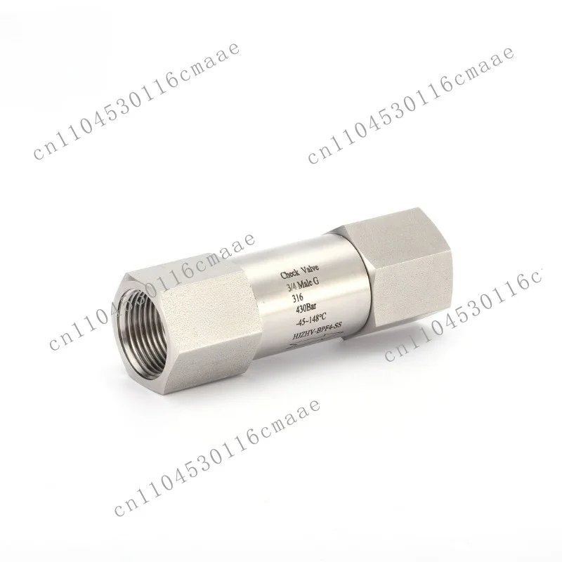 High Pressure One Way Valve Stainless Steel 1/8