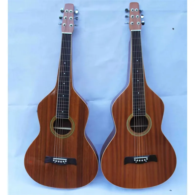 Handmade Hawaiian Style Acoustic Guitar, String Musical Instrument