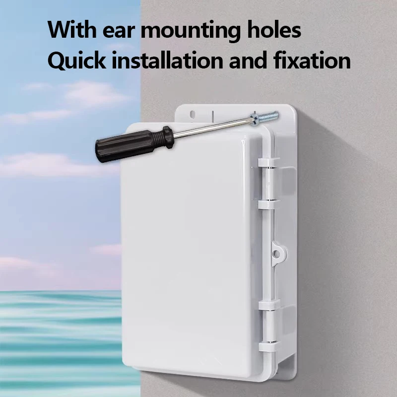 IP66 Outdoor Waterproof Box, ABS Engineering Plastic Base Box, Outdoor ,Monitoring Power Box