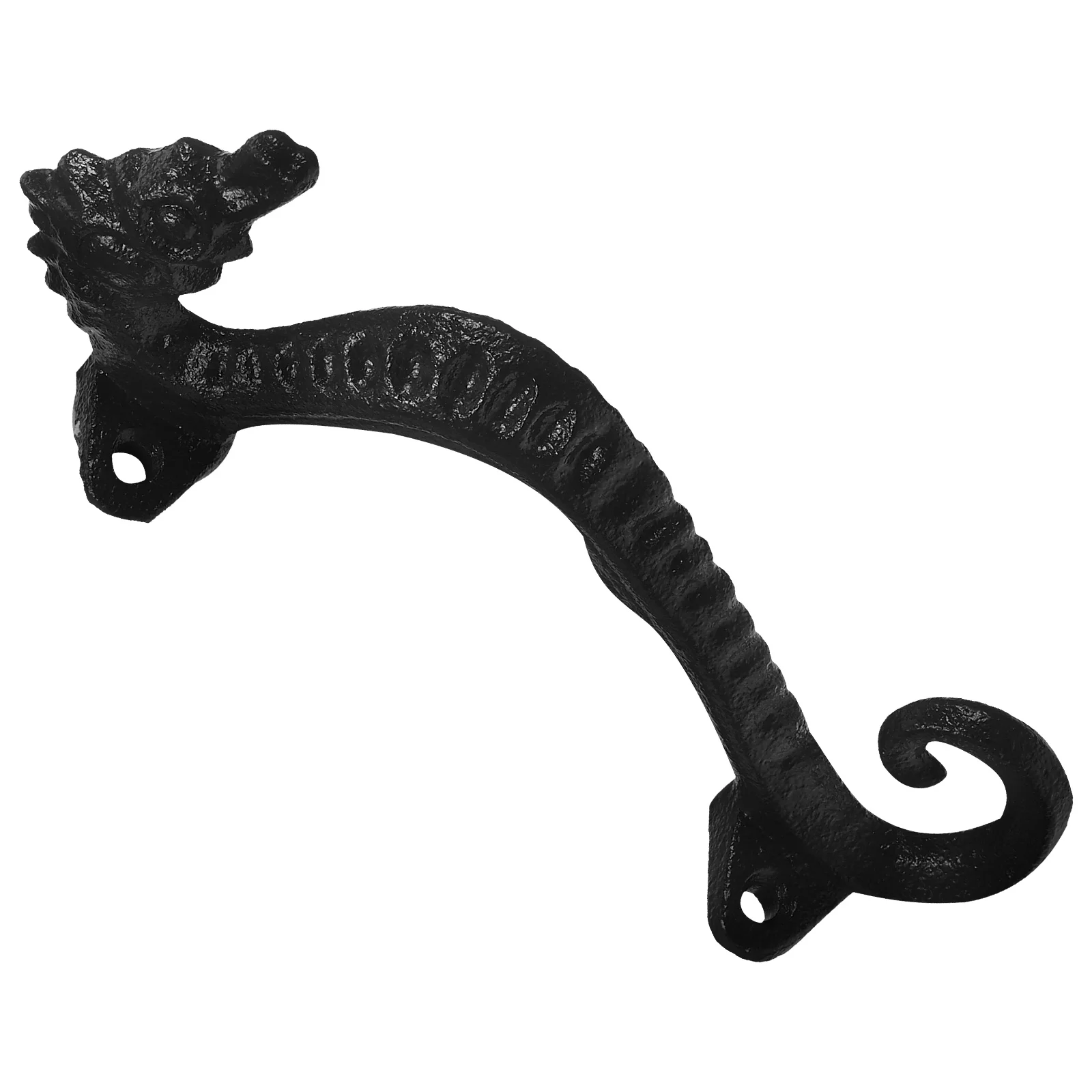 เหล็กหล่อ Seahorse Handle ลูกบิดประตูตู้โลหะจับเฟอร์นิเจอร์ดึงดึงสําหรับ Dresser Grips
