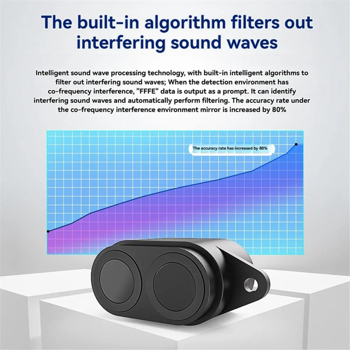 Ultrasonic Sensor Waterproof Ranging Module Distance Detection Mini Intelligent Robot Obstacle Avoidance Small Angle B