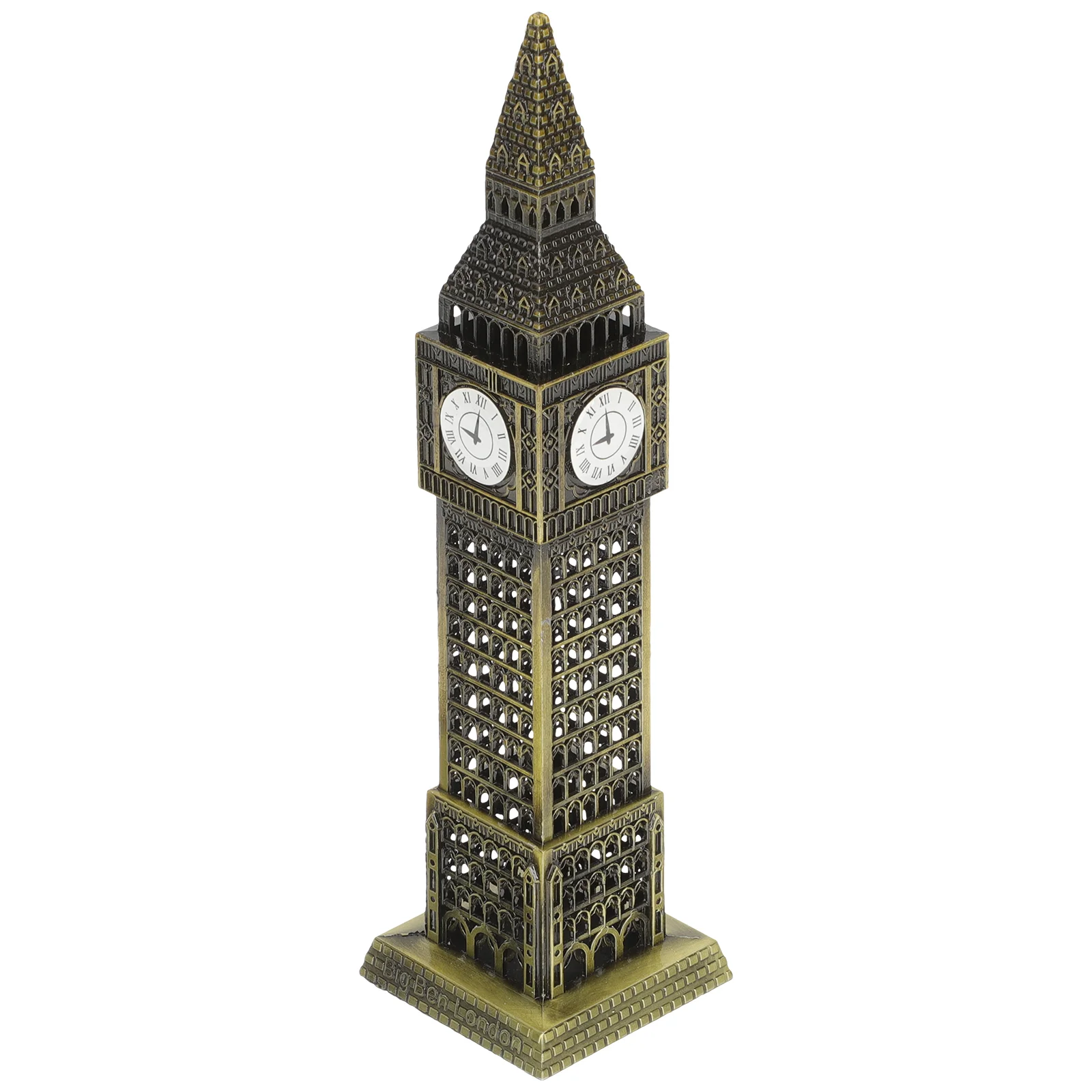 

1st Class Alloy Metal Model Architecture Statue Home Decor nament Miniature Building Puzzle Desktop for Wedding