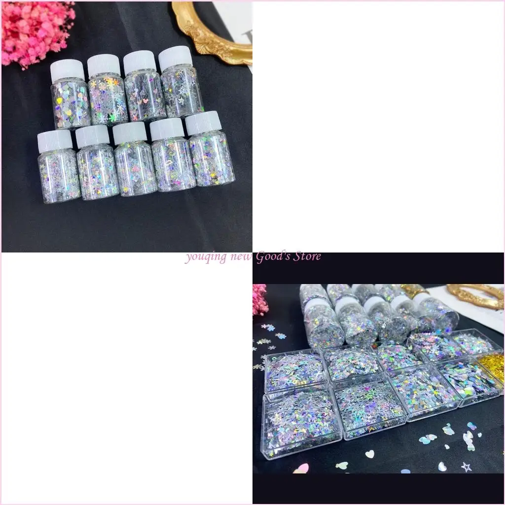

57QA Glitter Flakes Confetti Resin Filling Epoxy Resin Mold Filler Glitters
