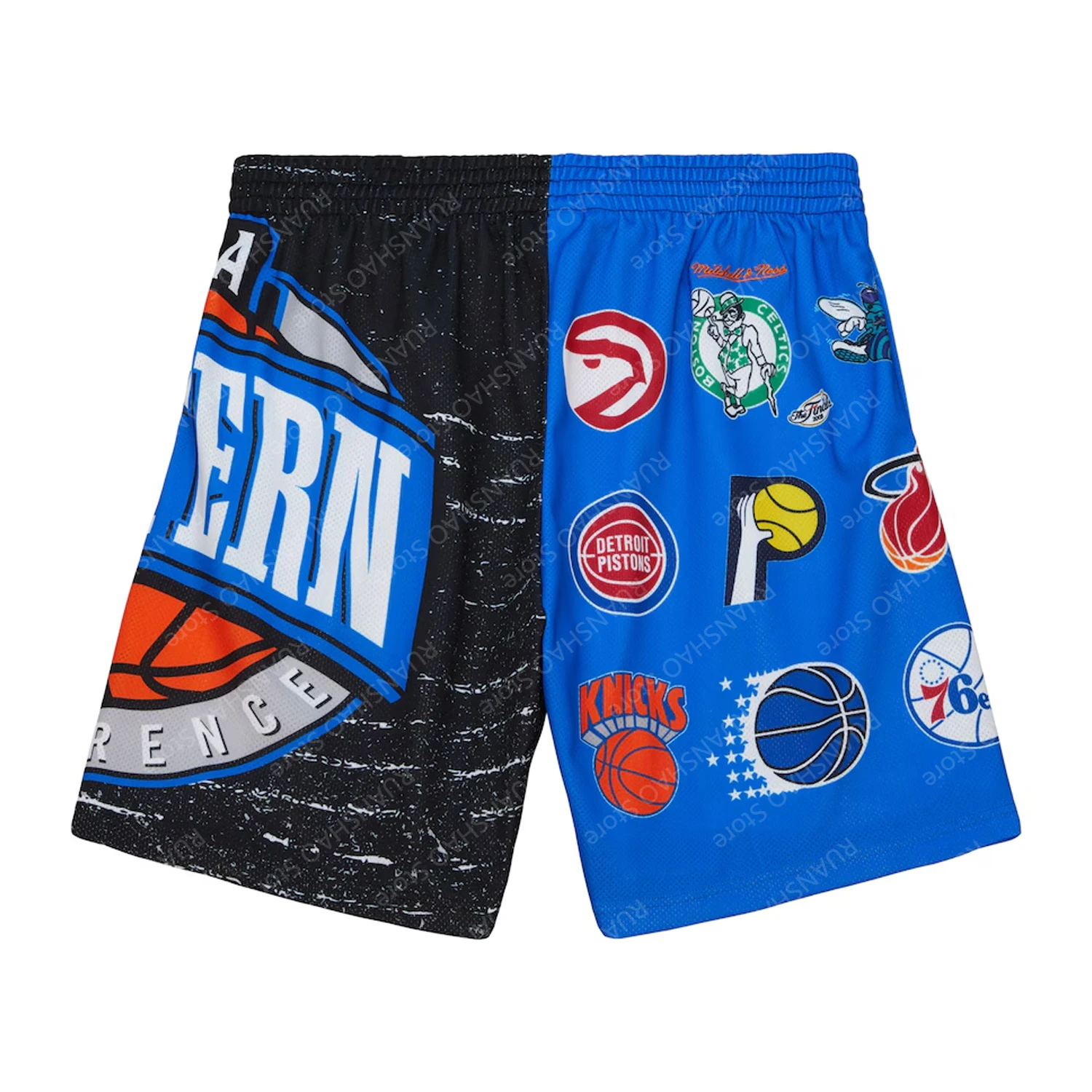 Summer New Style Print Design Lightweight Fallow Breathable Man Women Shorts Classic Basketball Swingman Shorts Pistons For Team