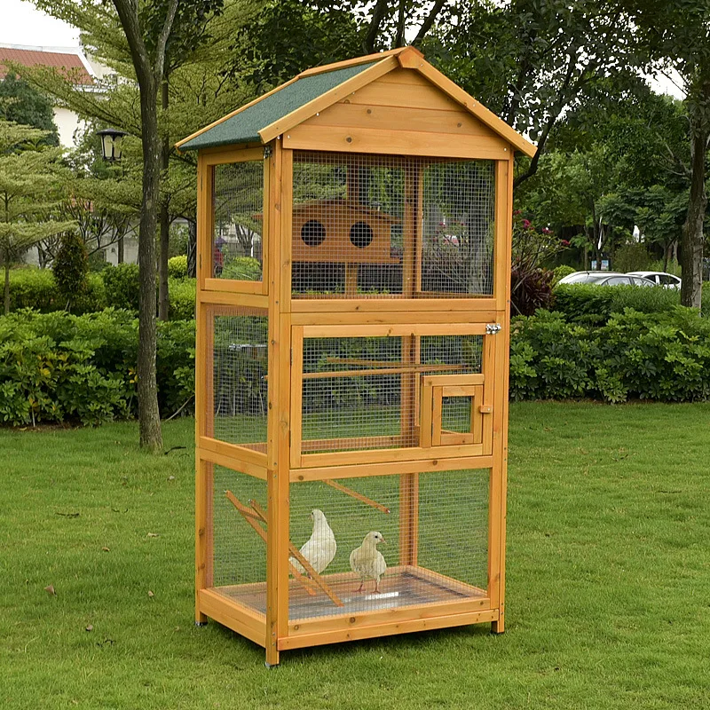 

Outdoor Large Bir d Cage Wooden B ird House Large Nest Breeding Box Small Bi rd House Bird Nest Outdoor Pigeon Parrot Cage