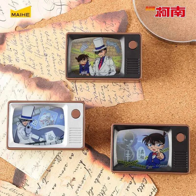 En Stock, Adhesivo para Refrigerador de Detective Conan, Kudo Shinichi, Ran Mouri, Kaito Kid, Anita Hailey, Decoración Bonita, Regalo Navideño