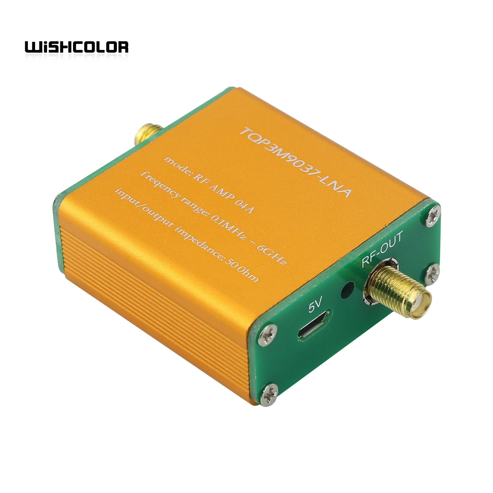 Wishcolor RF AMP 04A 0.1MHz-6GHz Low Noise Amplifier TQP3M9037-LNA RF Amplifier Module (with Battery)