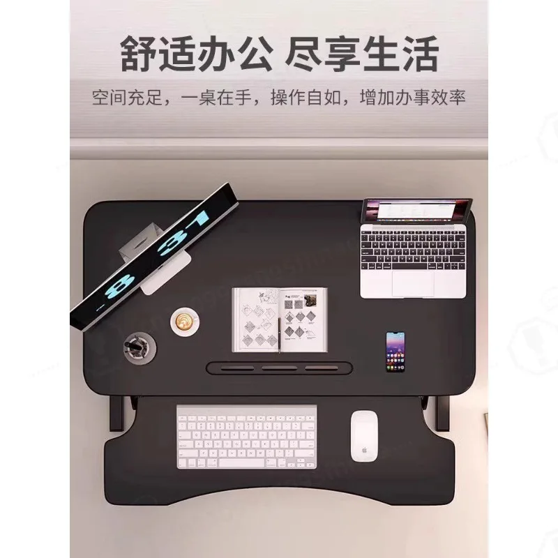 Height Adjustable Standing Desk Converter, Foldable Desktop Riser for Laptop & PC