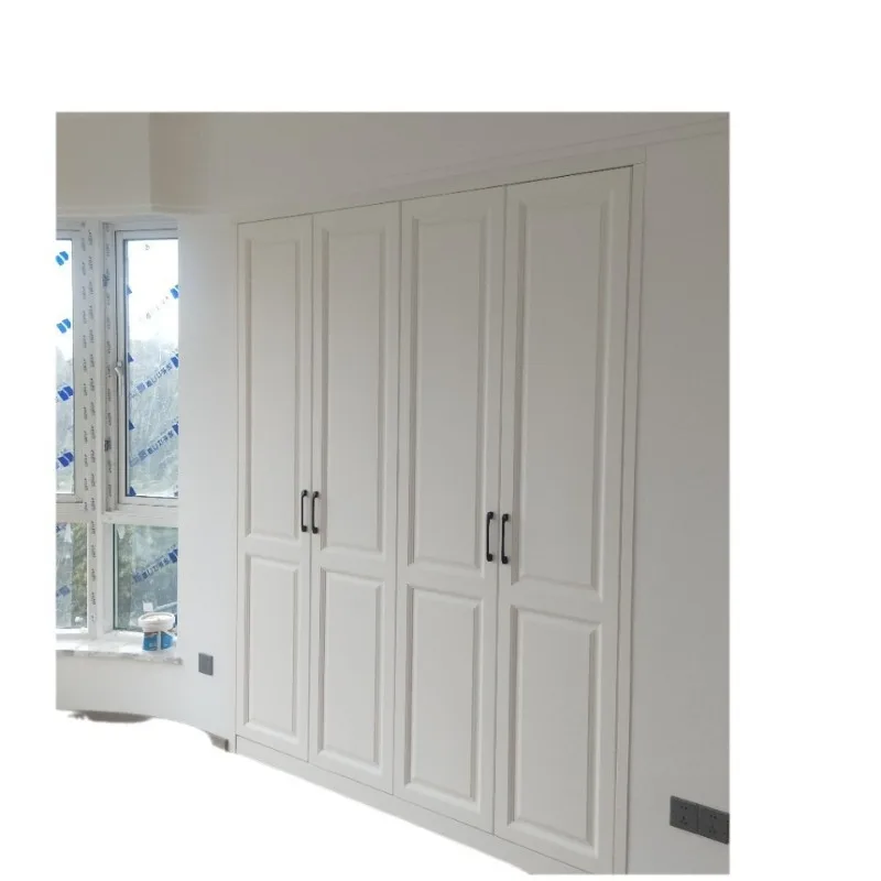 

Production of log shoe cabinets, solid wood white household, living room