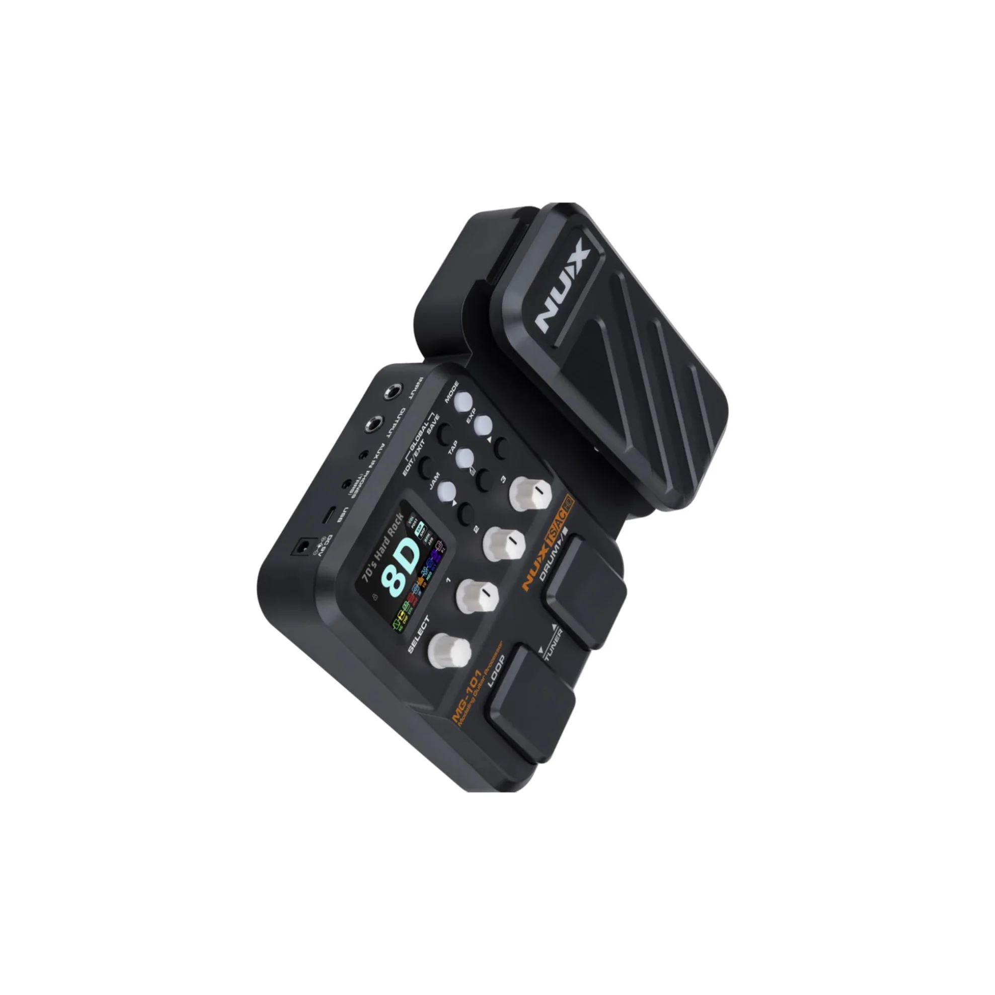 USA DDP Support | Nux MG-101 Guitar Processor Multi-effects Pedal for Live Streaming AA view 5