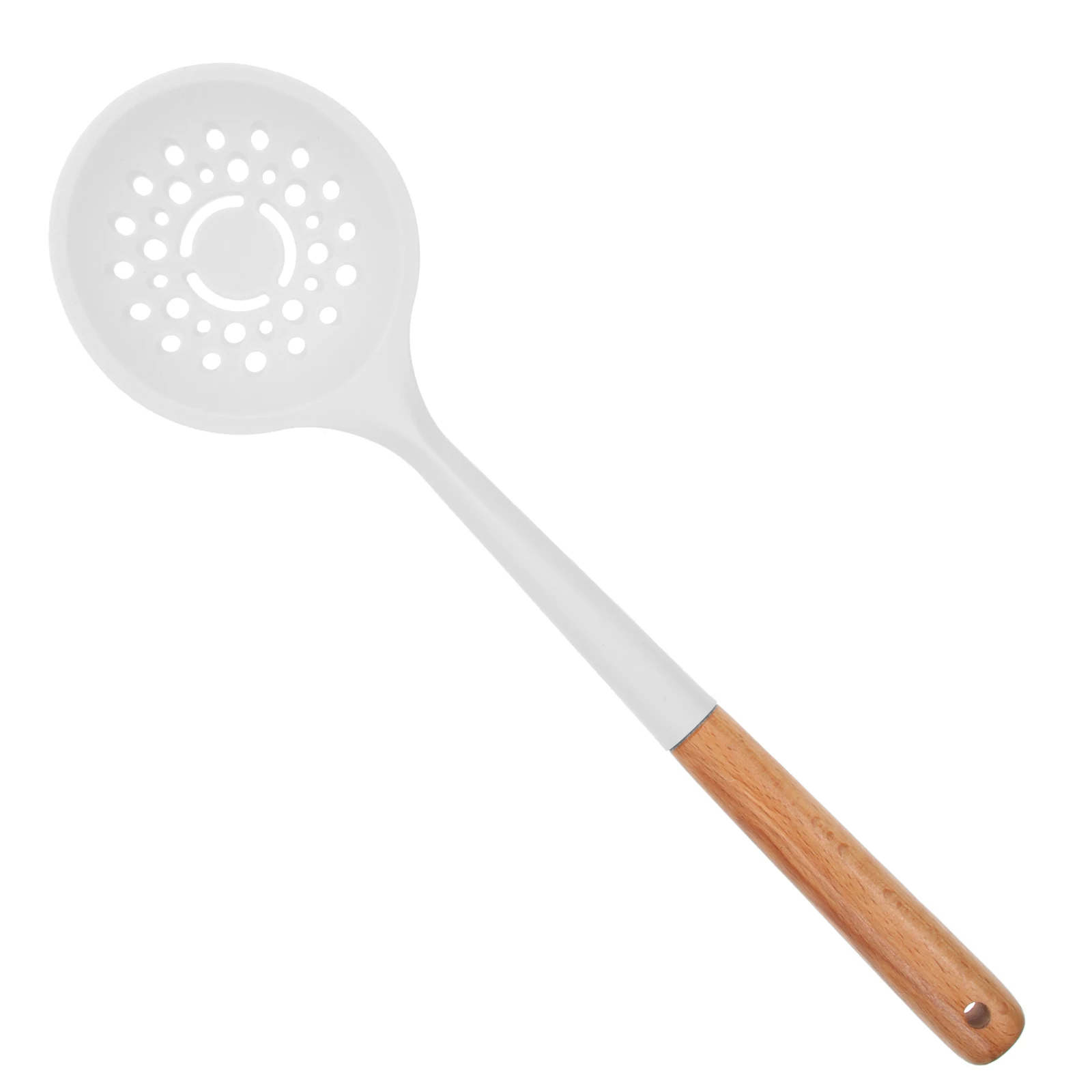 

Silicone Water Filter Spoon Slotted Cooking Kitchen Skimmer Ladle Colander Strainer Set Scoop Serving Large Mesh Pasta Spoon Non