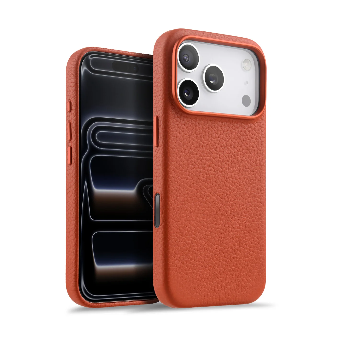 

Melkco Magnetic Genuine Handmade Cowhide Real Leather Case for iPhone 17 Pro 17Air 17Pro Max with Magsafe and AI Camera Button