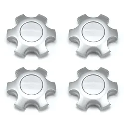 4PCS Custom Silver Blank Wheel Hub Center Caps Hubcap For Toyota Tacoma 2005-2015 with 16 inch 6 Lug Alloy Wheels 42603-AD060