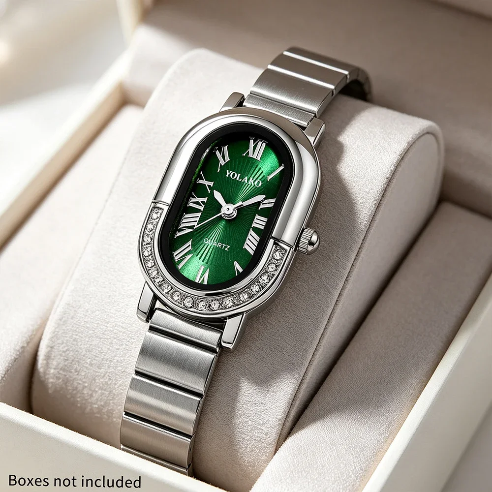 1-piece ladies' quartz watch, small and cute, birthday, New Year, Christmas gift, no box included