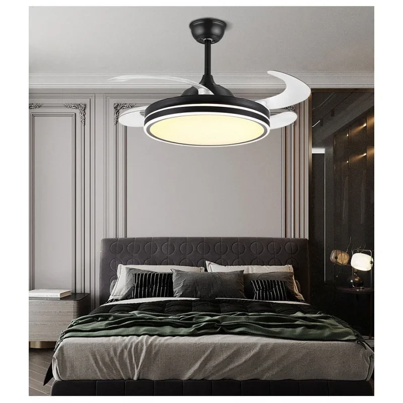 

Invisible Fan Lamp Ultra-Thin Fan-Style Ceiling Lamp Household Restaurant Remote Control Variable Frequency Ceiling Ceiling Fan