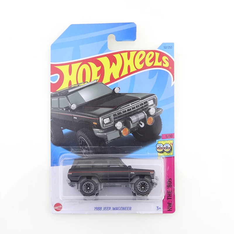 2023G Original Hot Wheels Alloy Car Model  MODEL Y 1988 JEEP WAGONEER 89 MERCEDES-BENZ 560 SEC AMG