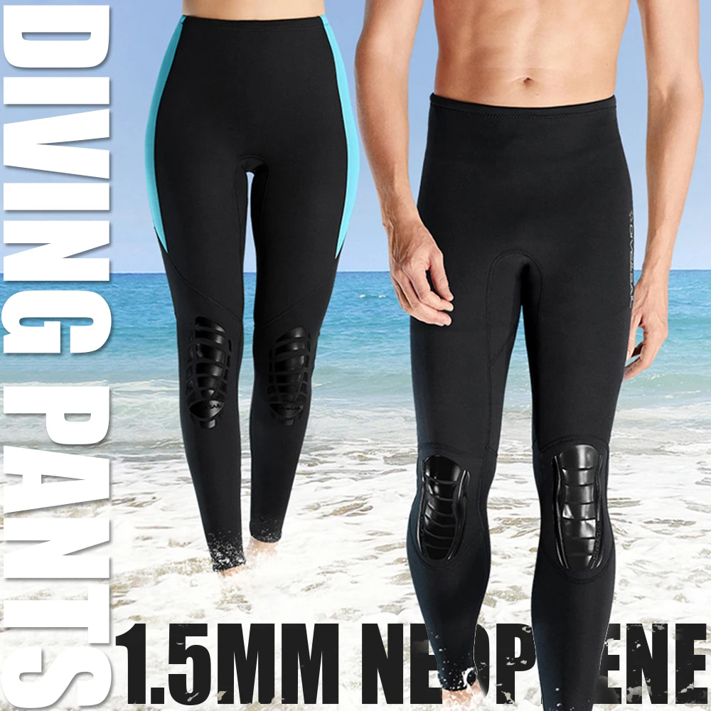 

1.5MM Mens Womens Neoprene Trousers Thickened Warm Split Trousers Women Snorkeling Sailing Winter Swimming Surf Pants