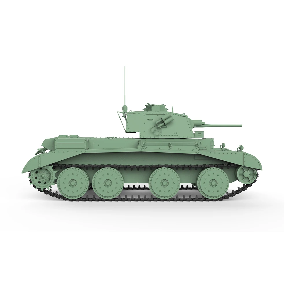 SSMODEL 562 V1.7 1/100 15 มม. WarGaming ทหารชุดอังกฤษ A13 MKI Cruiser MkIII รถถังสงครามโลกครั้งที่สองเกมสงคราม