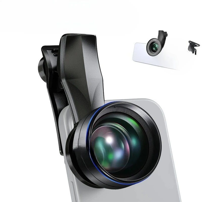 60Mm Pro mobile phone telephoto lens second generation suitable for 17mm threaded lens back plate clip