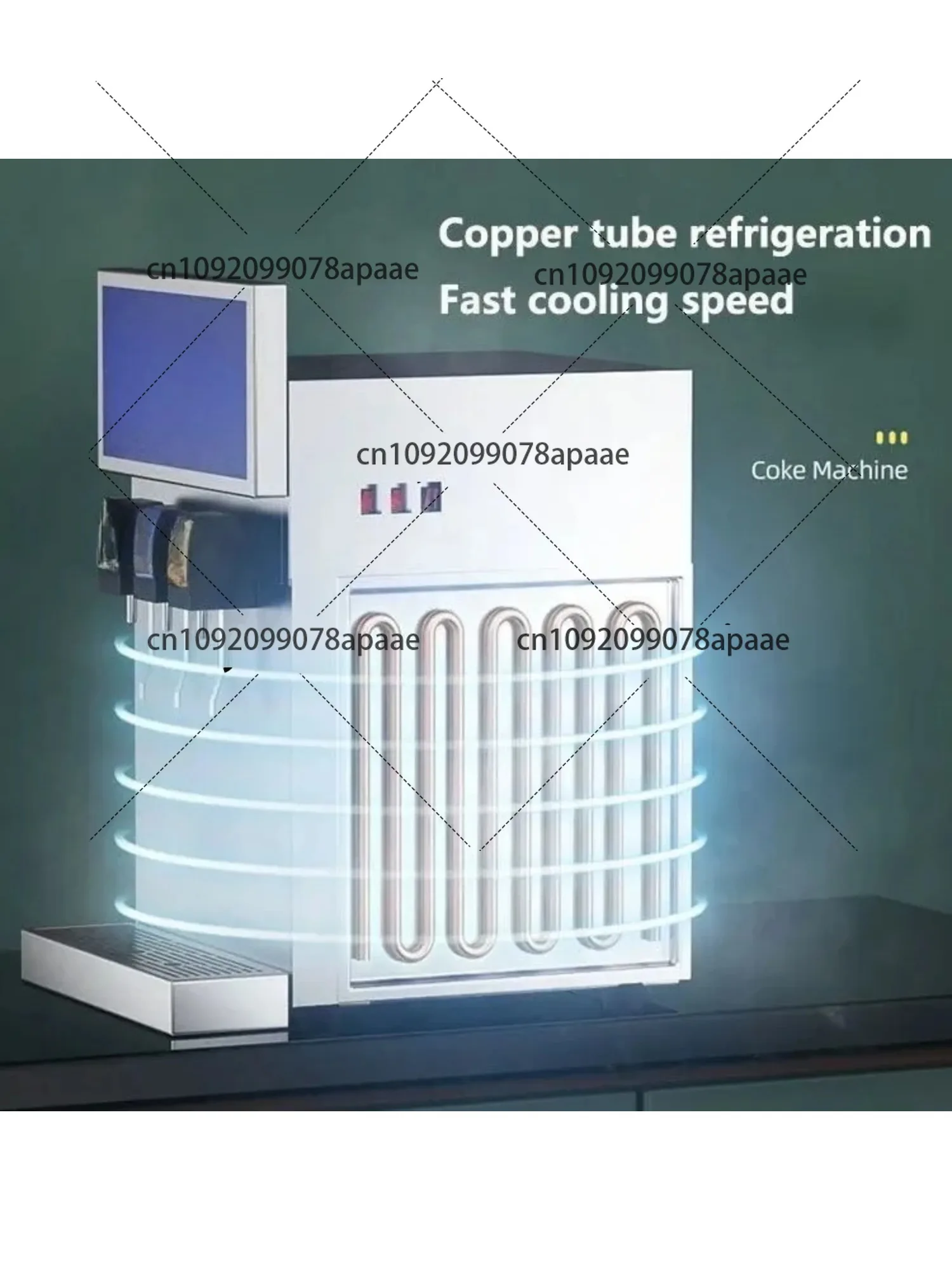 Automatic 3 Flavors Frozen Drink Machine Commercial Slushy Maker for Juice Soda Beverage Dispenser