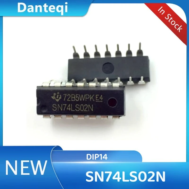 50PCS/LOT HD74LS02 SN74LS02N DIP14 74LS02 Chipset