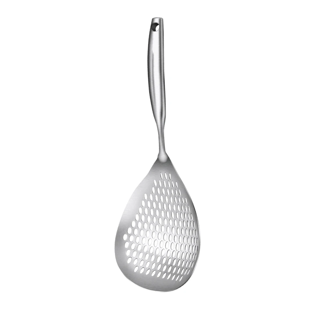 

1pc Stainless Steel Colander Spoon Noodle Filter Kitchen Strainer Tool Rust Proof Safe Practical Daily Life Use