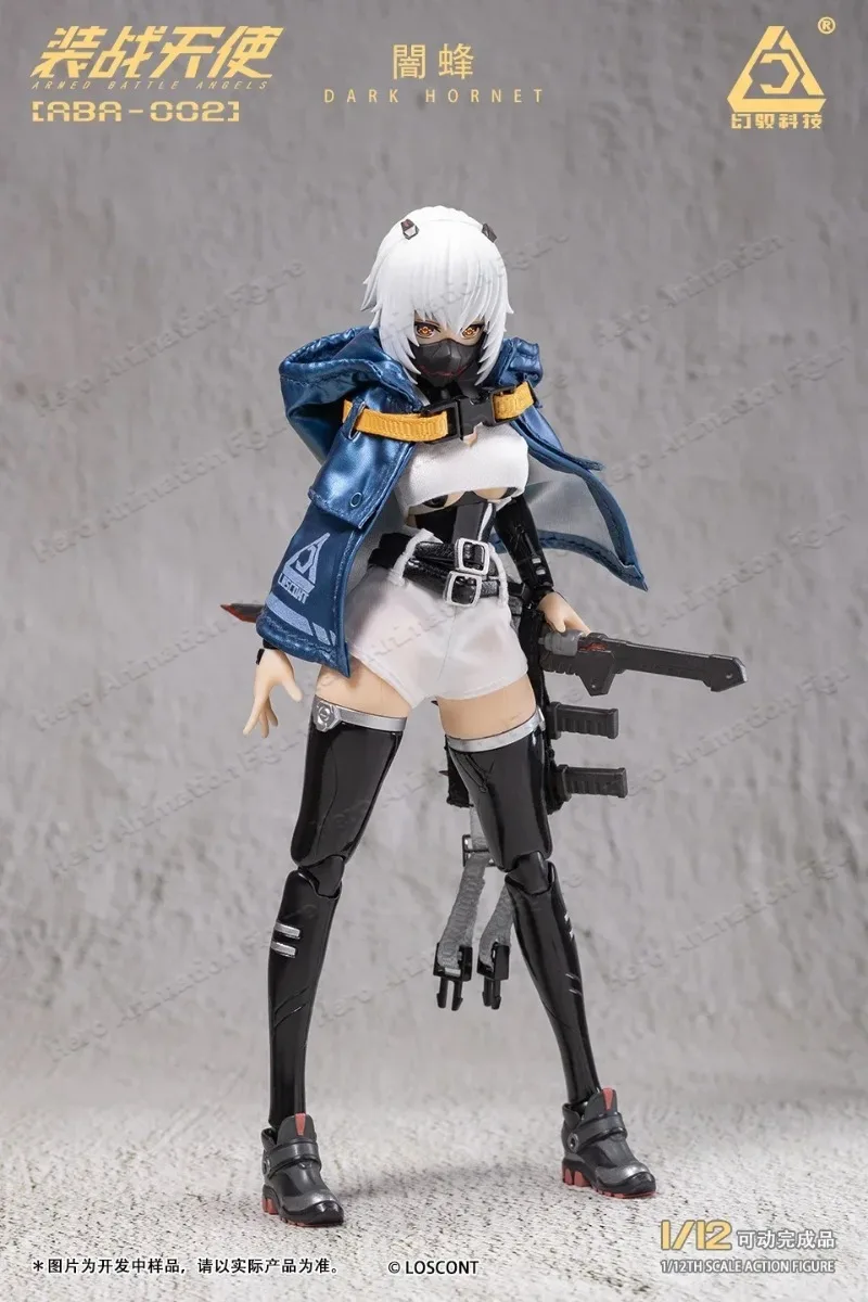 

In Stock Huanyu Technology LOSCONT Armed Battle Angel Dark Hornet ABA-002 1/12 Action Figure Model Toy Holiday Gift Collection